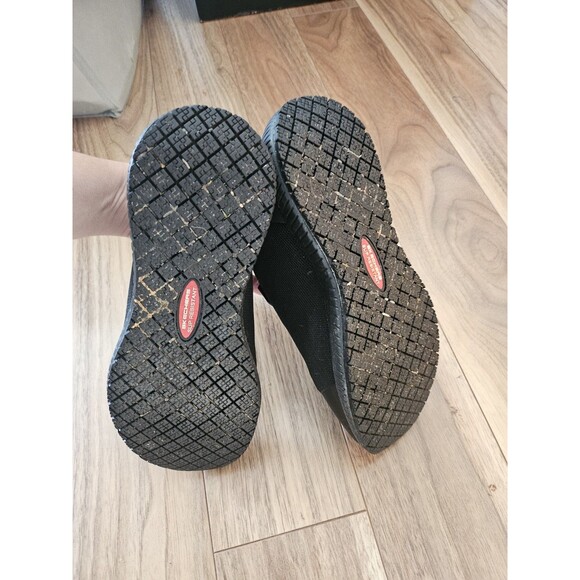 Skechers Womens Squad SR Slip Resistant Food Service Shoes, Size 6.5 M, Black - Picture 16 of 16